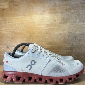 On Cloud X 3 REFLECTIVE Mens Size 8.5 Running Shoes Sneakers Ice Auburn